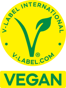 v label vegan color 1